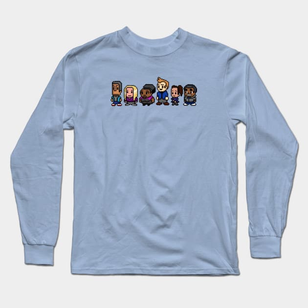 Community's: The Greendale Six Long Sleeve T-Shirt by Six Seasons and a Podcast